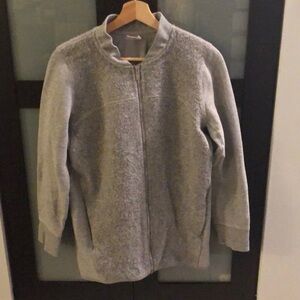 Lululemon | 8 | Light Heathered Grey Zip-Up Bomber